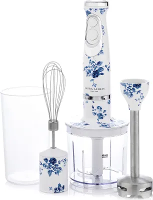 Produktbild von Laura Ashley - Küchengeräte - Standmixer - 600-Watt 4-in-1 Stabmixer Set China Rose von VQ