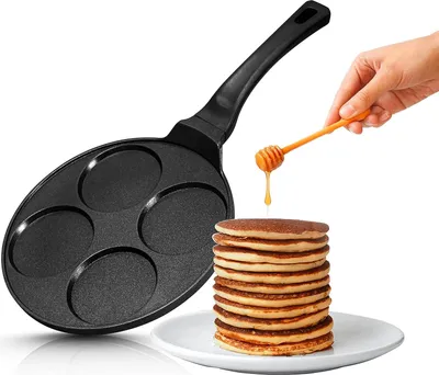 Produktbild von Keramische Pfanne 27cm für Mini-Pfannkuchen und Eier induktionsfest