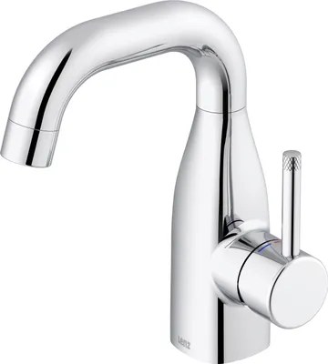 Produktbild von Lenz POLA Waschtischarmatur Chrom, Einhebelmischer mit Easy-Clean-Pop-Up, Keramikkartusche, Schnellbefestigung 46070802