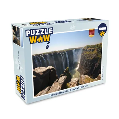 Obrázok produktu pre MuchoWow® Puzzle 1000 ks Viktóriine vodopády z útesu