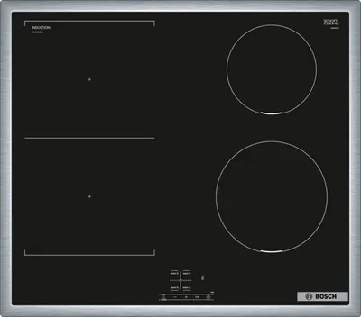 Obrázok produktu pre Bosch Series 4, Indukčná varná doska, 60 cm, s ovládaním v rúre, čierna, s rámom na hornej strane, NVS645CB6E