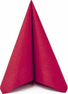 Produktbild von Sovie HORECA Serviette Rot aus Tissue Deluxe®, 4-lagig, 40 x 40 cm, 50 Stück