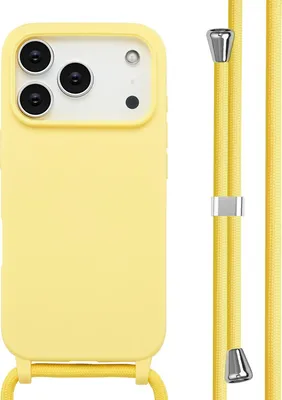 Produktbild von imoshion SilikonHülle mit Band iPhone 17 Pro - Gelb