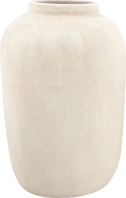 Produktbild von Bodenvase AVION 35cm - bauchig, creme beige Keramik, Ø24cm CreaFlor Home