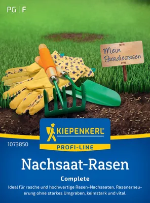 Produktbild von Kiepenkerl Profi-Line Rasensamen Nachsaat-Rasen Complete für ca. 1 - 2 m²