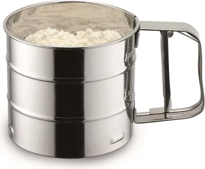 Produktbild von Karl Weis Mehl-/Zuckersieb, Edelstahl, 700 ml, 15 x 9 x 10 cm