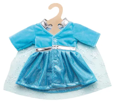 Image de Robe de poupée Ice Princess avec cape, 28-35 cm