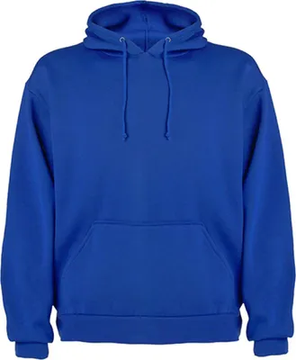 Produktbild von Roly SU1087 | Herren Sweat Capucha Hooded Sweatshirt - Farbe: Royal Blue 05 - Größe: XXL