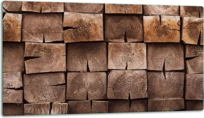 Image de Planche à découper en verre Plaque de recouvrement pour cuisinière Vitrocéramiquefeld Universal 52x30 cm bois