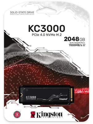 Obrázek produktu pro Kingston KC3000 2TB M.2 2280 NVMe SSD - vysoce výkonné úložiště pro náročné uživatele