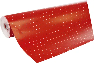 Produktbild von Clairefontaine Geschenkpapier Rolle 50x0,70m roter Hintergrund 201402C