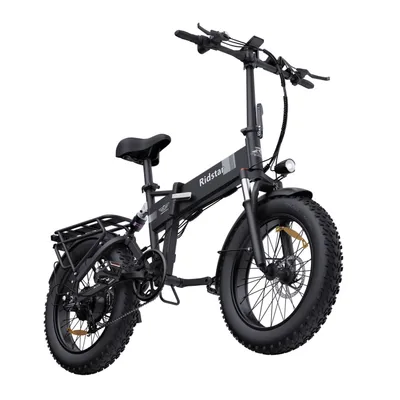 Imagen del producto de Ridstar H20 Bicicleta Eléctrica - Batería 48V15AH Ruedas de 20 Pulgadas Freno de Disco Mecánico - Negro