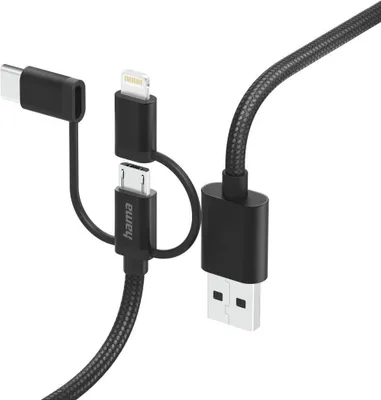 Immagine prodotto di Hama 00139513 Cavo USB 2.0 1,5 m USB A Micro-USB A Nero (00139513)