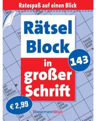 Image de Rätselblock in großer Schrift 143 (5 Exemplare à 2,99 EUR)
