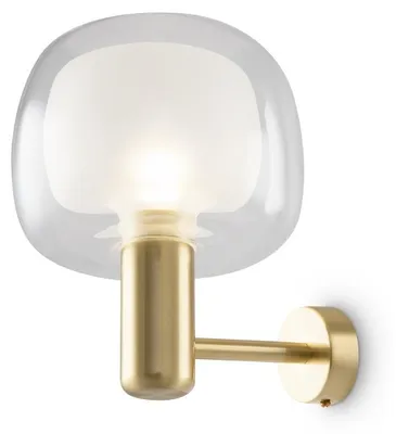 Immagine prodotto di Applique, alluminio vetro, oro, H 21 cm