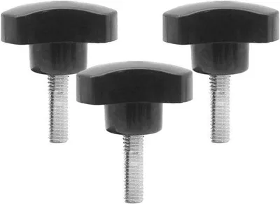 Produktbild von Gekartelde Duimschroef Mannelijke Draad M8*60 3er Pack Kunststoff