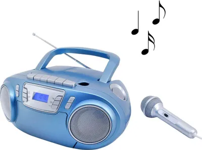 Productafbeelding van soundmaster SCD5800BL Tragbarer CD-Player