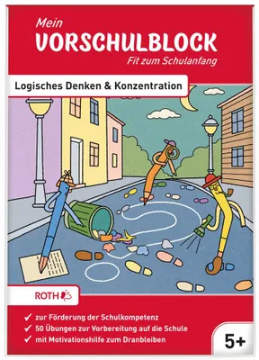 Image de ROTH 679538-1 ROTH Mon cahier préscolaire « Raisonnement logique et concentration »