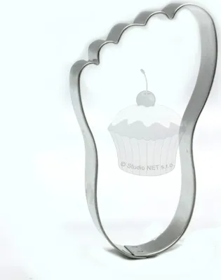 Produktbild von Ausstechformen/Ausstecher - fuß Felcman Material:: Metal, Farbe:: Silber, Höhe:: 8,5cm