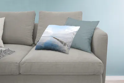 Produktbild von MuchoWow® Zierkissen Sofakissen Wohnzimmer Dekokissen 60x40 cm Nordsee - Wolken - Wasser - Kopfkissen - Polster mit Foto