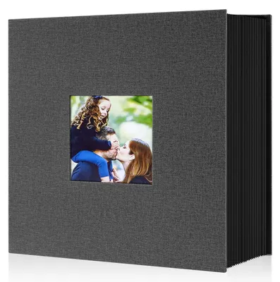 Obrázok produktu pre Veľký fotoalbum formátu 10 x 15 cm s 600 priečinkami, potiahnutý plátnom