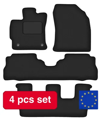 Image de Tapis en velours, sur mesure, antidérapants, noirs