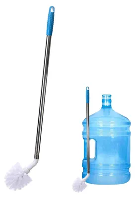 Produktbild von 2 Stück Reinigungsbürsten für Flaschen und Behälter, Länge 8x9x61cm, Wasserflaschenbürste mit langem Griff
