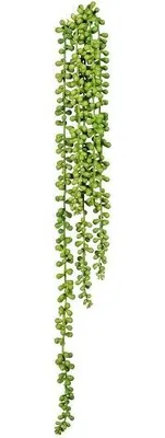 Produktbild von artplants.de Kunst Erbsenpflanze FERTIN, Steckstab, grün, 70cm - Künstliche Sukkulente