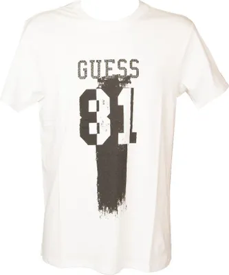 Produktbild von GUESS Kurzarm-Rundhals-T-Shirt für Herren mit Aufdruck aus reiner Baumwolle Artikel X3BI07KAK90, US M - MEX/ES M - UK 36 - EUR 48 - IT M - CAN M, Cotone 100%