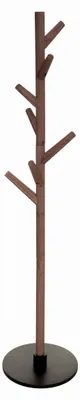 Produktbild von Atmosphera Garderobenstander - hellbraun/schwarz - Holz - stehend - 8-Haken -178cm