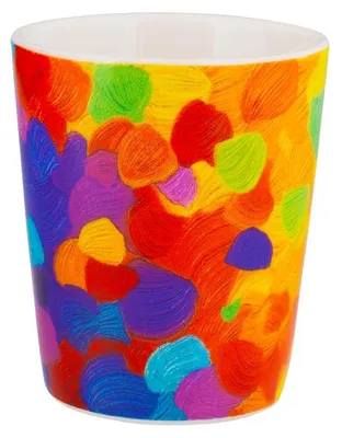 6 Espressotassen Tazzina, Porzellan, 25 ml, Blumenmotive