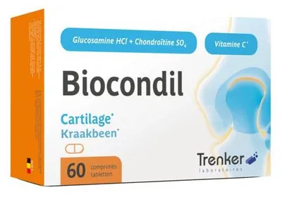 Productafbeelding van Trenker Biocondil chondroitine/glucosa mine vitamine C (60 tabletten)