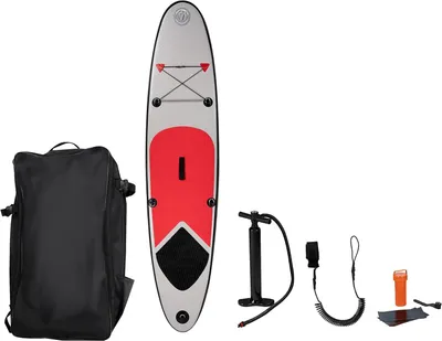 Produktbild von Markenlos Surfbrett-Surfboard-Aufblasbar, Schwarz, One Size