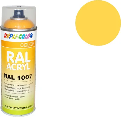 Produktbild von Dupli-Color Acryl-Spray RAL 1018 zinkgelb, glänzend - 400 ml