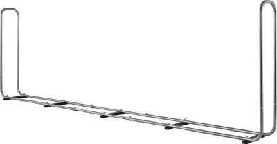 Zdjęcie produktu dla wolfcraft GmbH 5125000, Pojemnik na drewno kominkowe, Plastik, Stal, Szary, 1,6 m³, 25 - 50 cm, 1766 mm