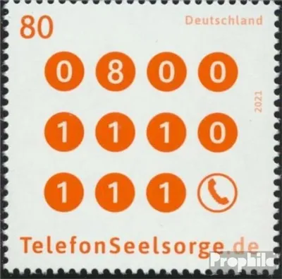 Produktbild von Briefmarken BRD (BR.Deutschland) 2021 Mi 3627 (kompl.Ausg.) postfrisch Telephonseelsorge