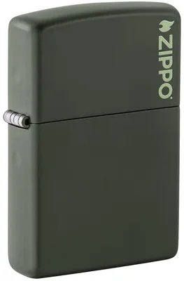 Immagine prodotto di Accendino ZIPPO GREEN MATTE LOGO 60001568