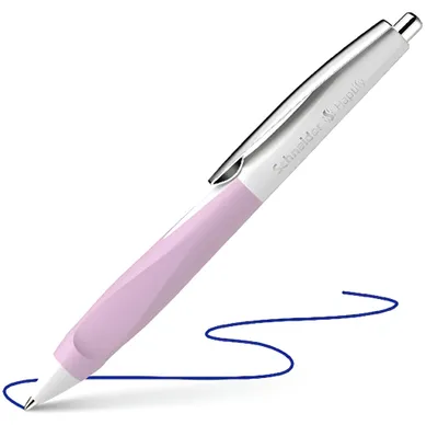 Immagine prodotto di Schneider 135328 Schneider Kugelschreiber Haptify weiß Schreibfarbe blau, 1 St.