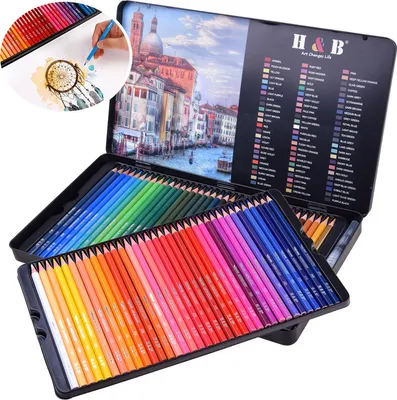 Produktbild von Aquarellstiftset 72 Farben Etui AP0006 universal