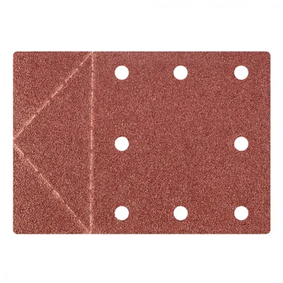 Obrázok produktu pre GRAPHITE Brúsny papier 115 x 160 mm, otvory, perforácia na odtrhnutie, suchý zips. K60, 3 ks.
