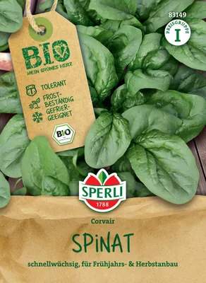 Produktbild von SPERLI  Spinatsamen F1 Corvair Spinacia oleracea 6-7 lfd. Meter