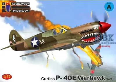 Immagine prodotto di Kovozavody Prostejov KPM72509 Curtiss P-40E Warhawk