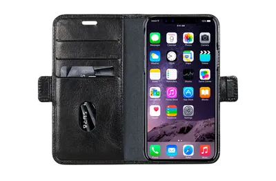 Produktbild von dbramante1928 BEI8BLGR3187, Folio, Apple, iPhone X/Xs, 14,7 cm (5.8"), Schwarz