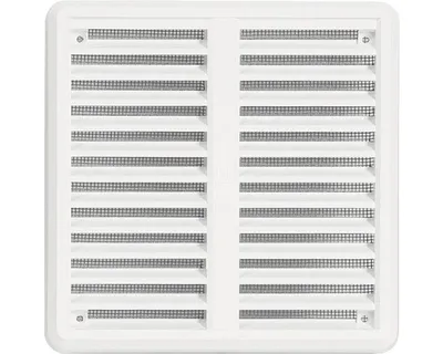 Obrázek produktu pro HACO mřížka větrací 150*150mm se síťovinou krytka PH bílá 413022