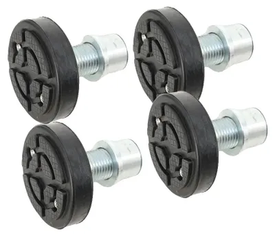 Immagine prodotto di Piattaforma sollevatrice per auto con base in gomma, diametro base di 50 mm, regolabile in altezza, compatibile con diversi modelli, realizzata in acciaio e gomma resistenti, lunghezza da 12 a 14 cm