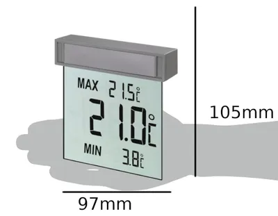 Immagine prodotto di TFA Vision Termometro digitale da finestra Temperatura esterna -25°C + 70°C Resistente alle intemperie