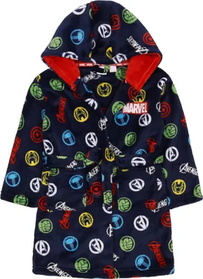 Produktbild von Tmavě modrý měkký župan s kapucí Avengers 18-24 měsíců