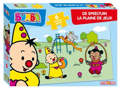 Produktbild von Studio 100 Bumba Puzzle - de Speeltuin, 6st.