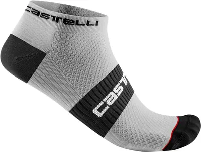Produktbild von Castelli Lowboy 2 Sock White/Black 2XL Fahrradsocken