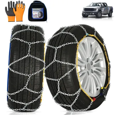 Productafbeelding van Sneeuwkettingen, snelle montage, herbruikbaar, universele noodbandtractieketting voor auto's, 3